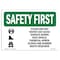 Signmission OSHA Sign, Steam And Hot Water Can Cause, 14in X 10in Rigid Plastic, 14" W, 10" H, Landscape OS-SF-P-1014-L-10980 - alternate 1